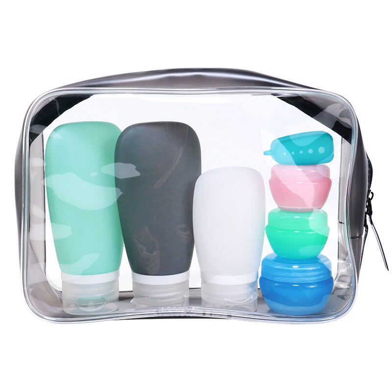 Hot Sale Leakproof Squeeze Silicone Travel Bottle Set for Toiletries