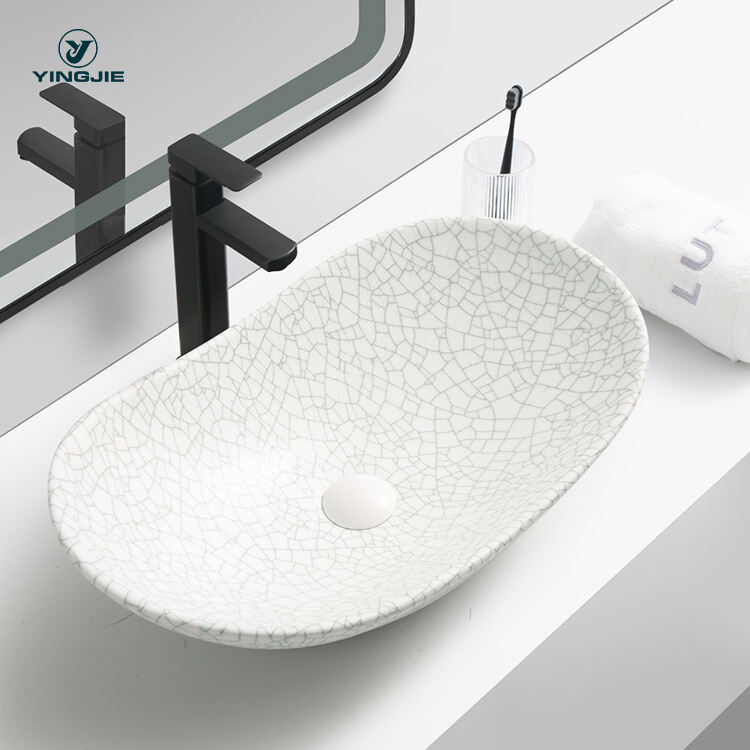 quality ceramic sanitary wares art marble basin for bathroom supplier