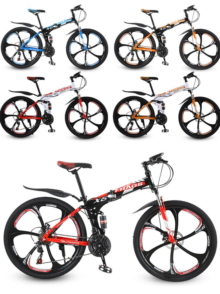 Wholesale OEM ODM factory customized 21 24 27 30 speed mtb folding Full suspension Bicycle Mountain Bike supplier