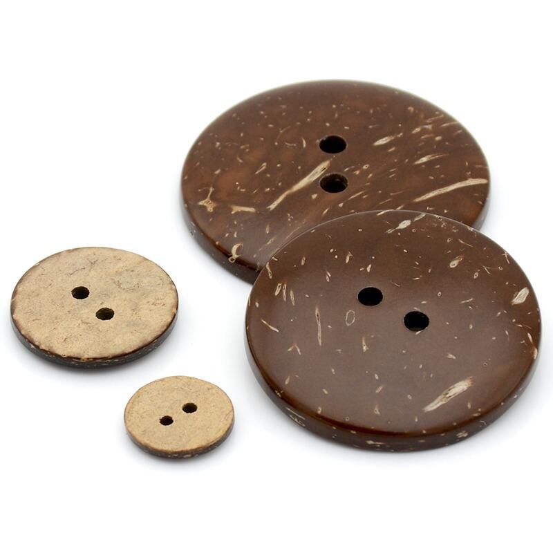 Eco friendly custom size shape pattern natural coconut button for clothing