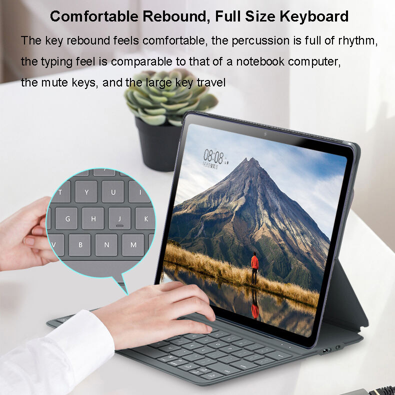 Laudtec Official Original Same Quality Leather Case with Integrated Keyboard Tablet Covers Case for Huawei Matepad 10.4 Cover details