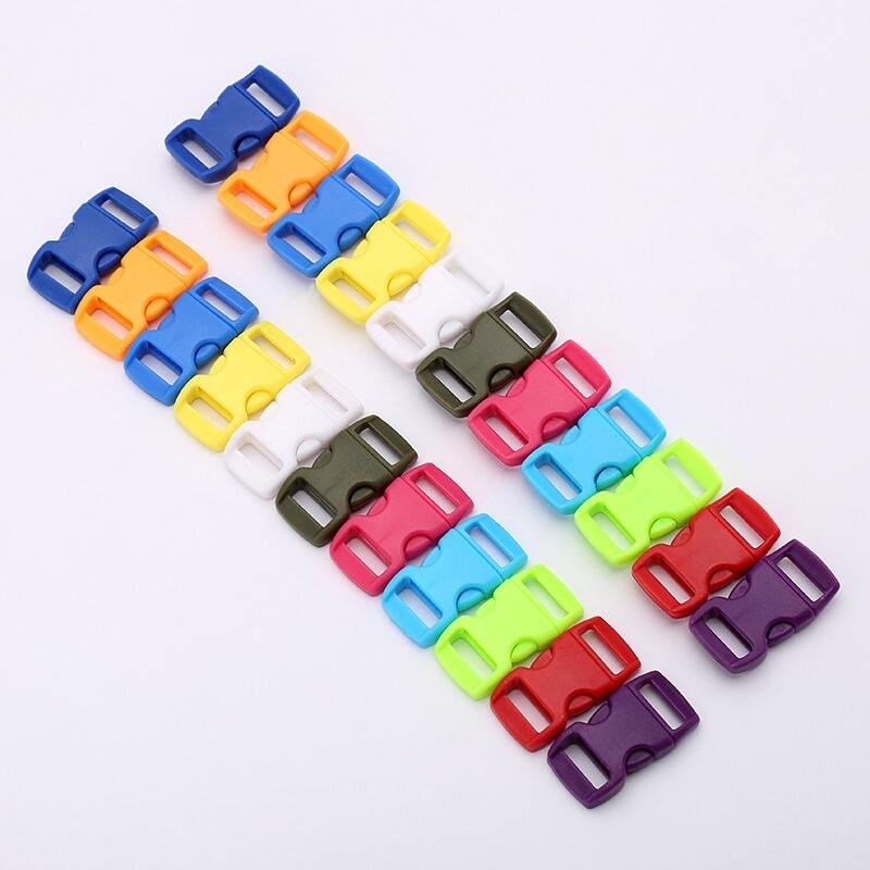 Custom color size colorful plastic quick side release buckles