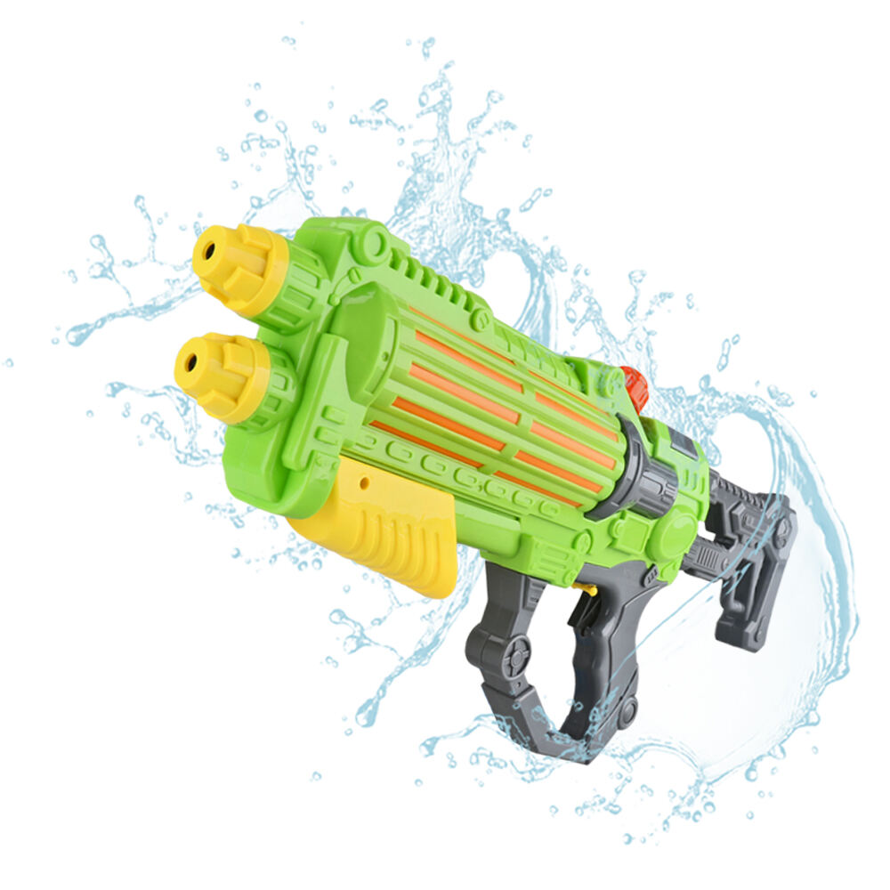 WATER FUN - Double Nozzle Squirt Guns with Large Capacity Soaker Up to 26 feet Water Shoot Toys for Boys