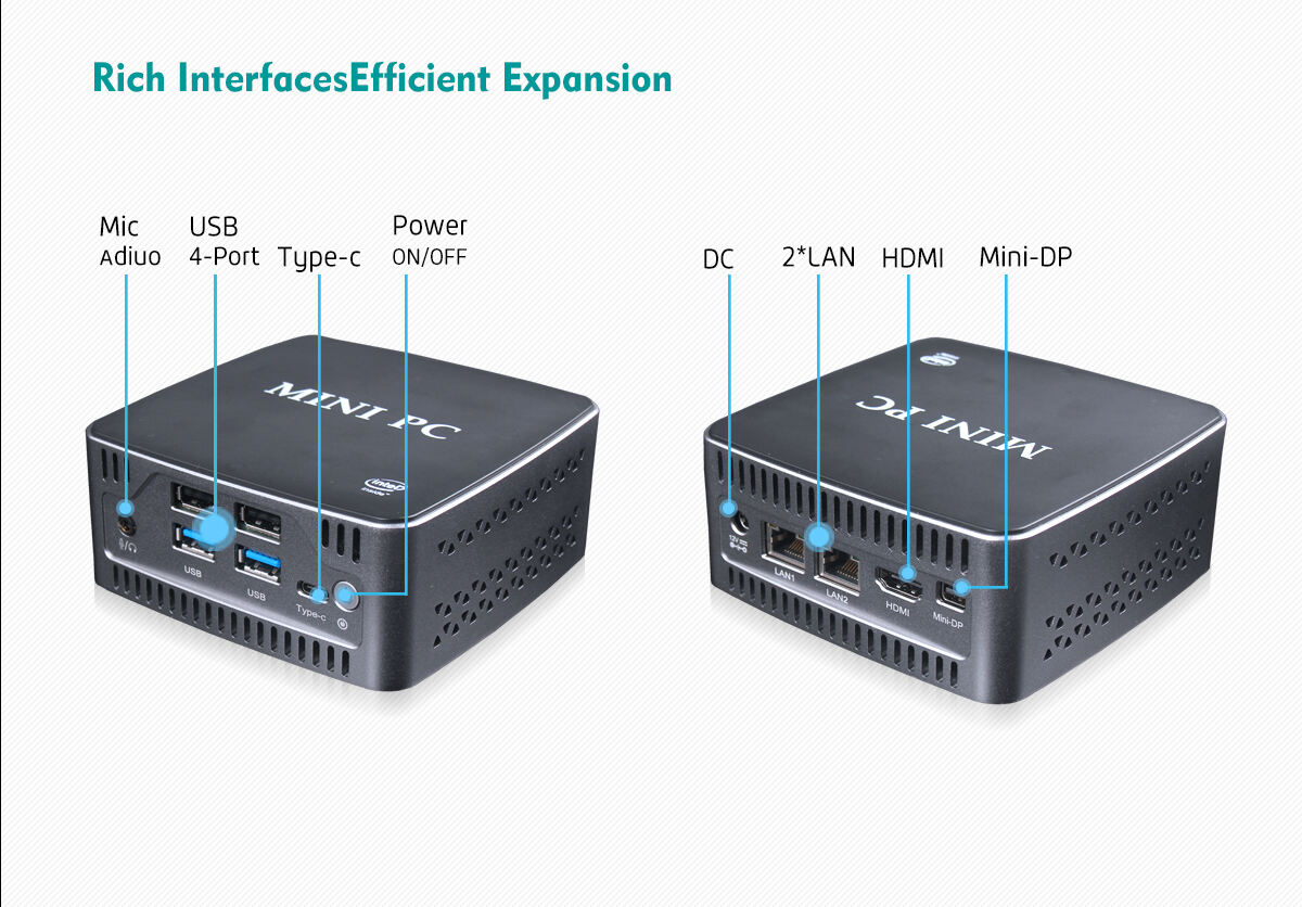 11th Intel Tiger Lake-U Core I3 I5 I7  Dual Lan NUC Mini PC details