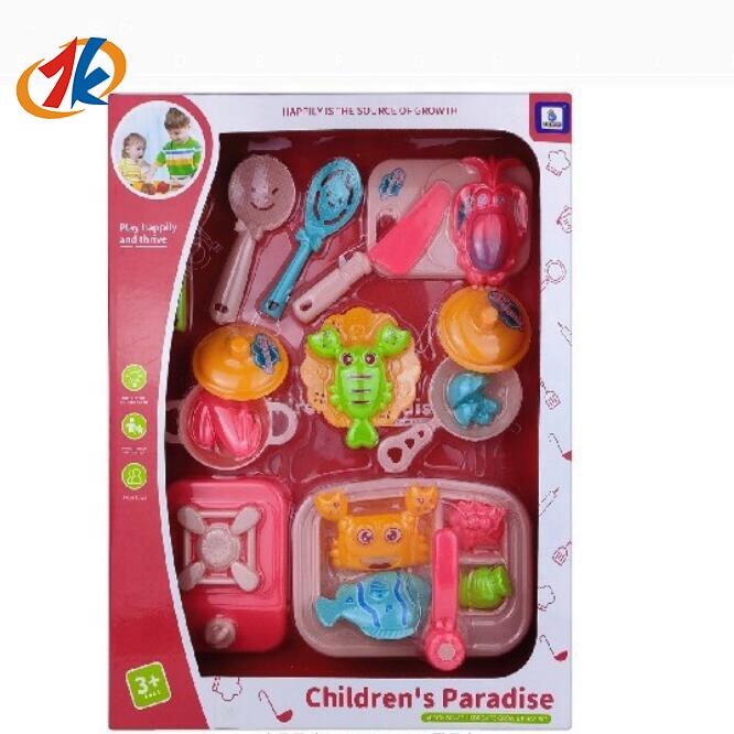 2024 new children's meal toys plastic tableware kit kids kitchen toys cook set details