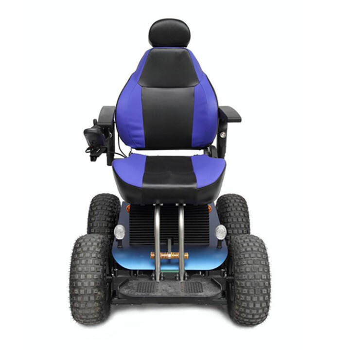 Strong capacity with electromagnetic brake seat size optional electric wheelchair conquer a variety of terrain 1350W*2  -BZ-O01 supplier