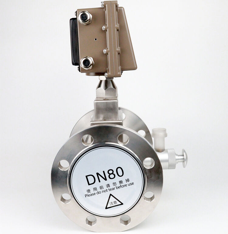 DN50 explosion proof gas turbine flow meter with T&P compensation for natural gas pipeline metering station LPG gas flowmeter factory