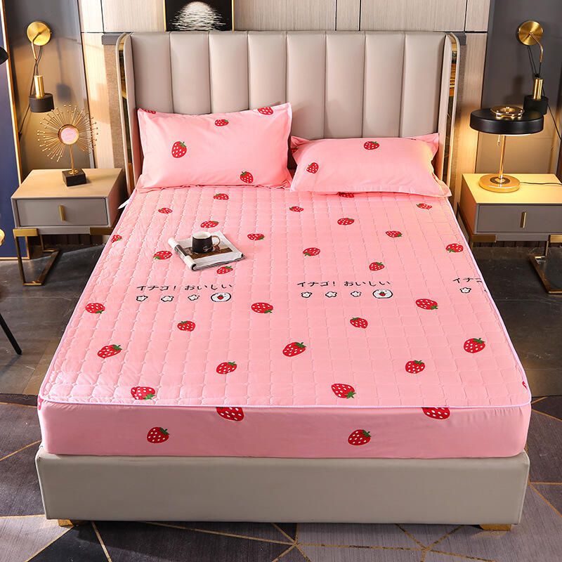 High Quality Mattress Topper Soft Alternative Microfiber Bed Sheet Fill Mattress Cover Protector supplier