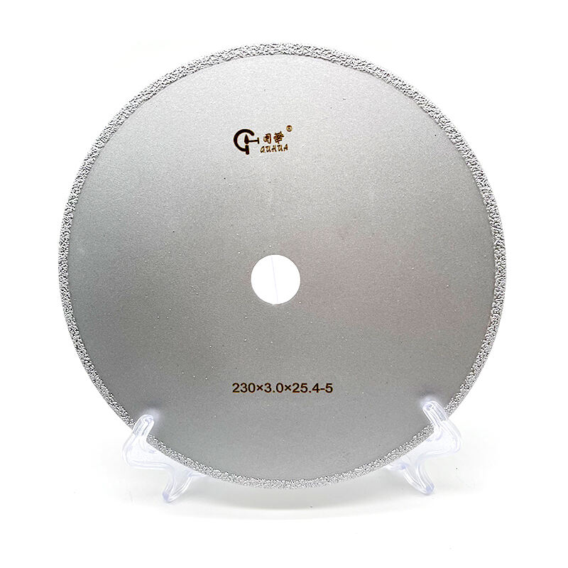 GuHua 230mm Factory Custom Vacuum Brazed Cutter Diamond Grinding Saw Blade Diamond Cutting Disc for Metal Steel factory