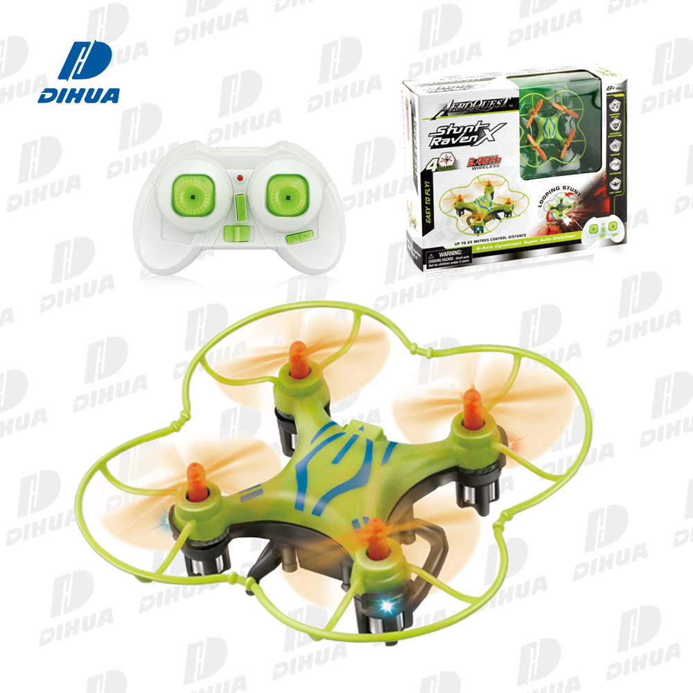 AEROQUEST - Mini RC Drone Suitable indoor 2.4G 4-Axis Kids UFO Aircraft Quadcopter Built-in Super Gyro Auto Stabilizer & LED