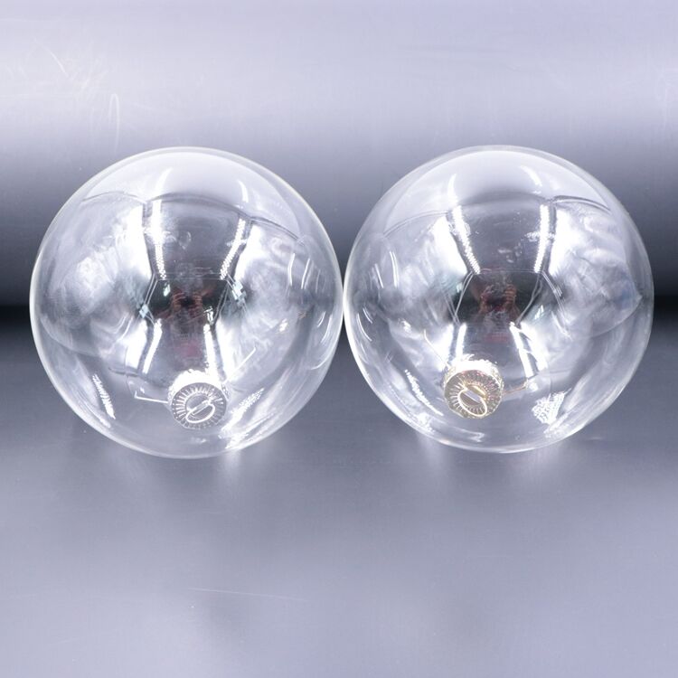 Decorative Customized Handblown Borosilicate Clear Ornament Christmas Glass Ball Wholesale details