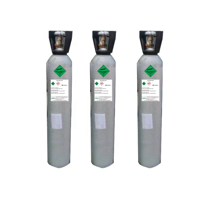 Portable 0.4L-21.5L Aluminum CO2 Gas Cylinder with CGA320 For Beverage Soda Machine with siphon tube factory