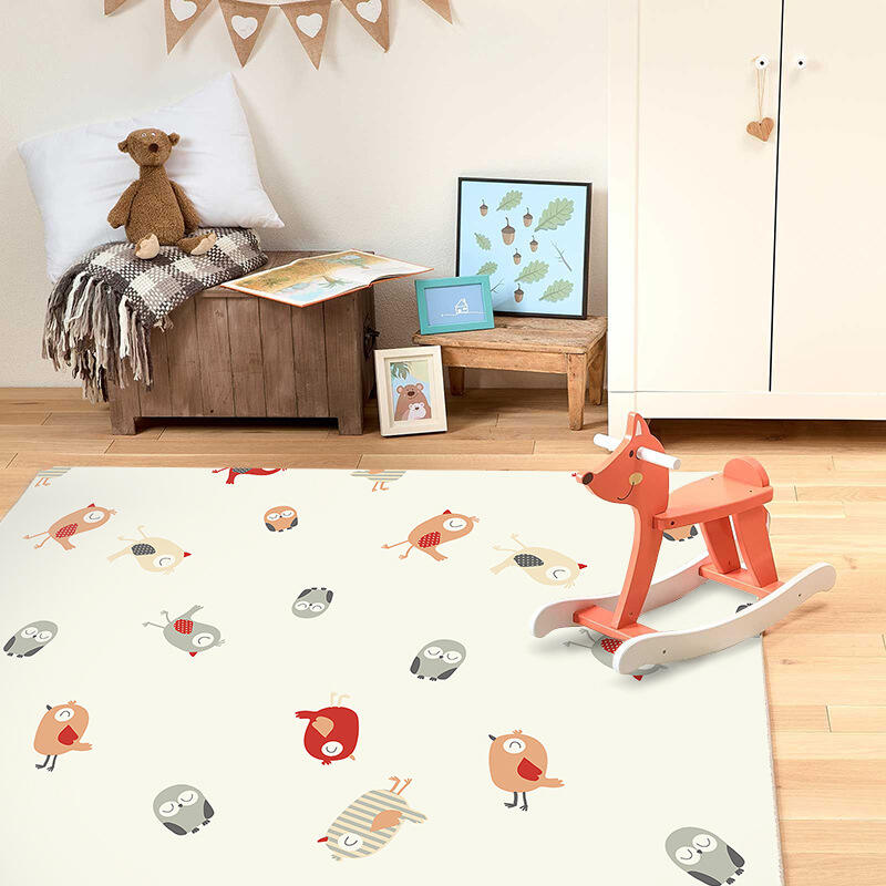 Best Extra Soft Non-Toxic One-Piece Reversible and Durable Foam Floor Playmat TPU Baby Mats For Kids manufacture