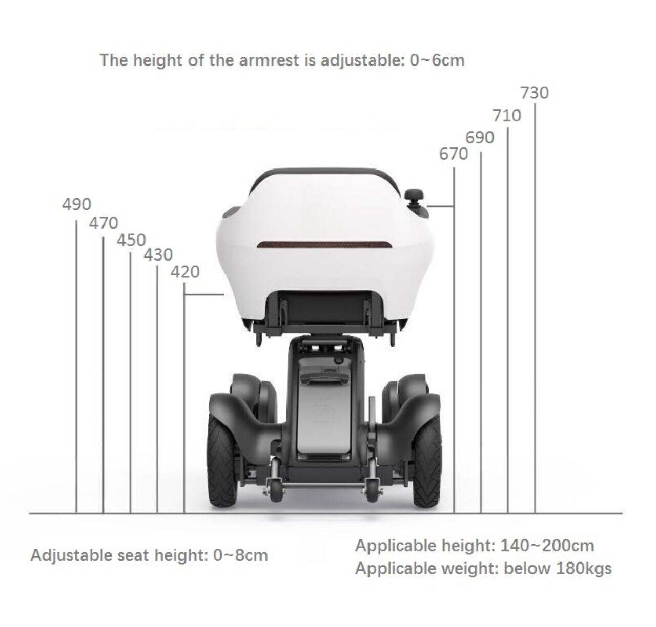 KSM-609 4 Wheels Wireless Portable Detachable Power Mobility Scooter, Handicapped All Terrain Electric Wheelchair Scooter supplier