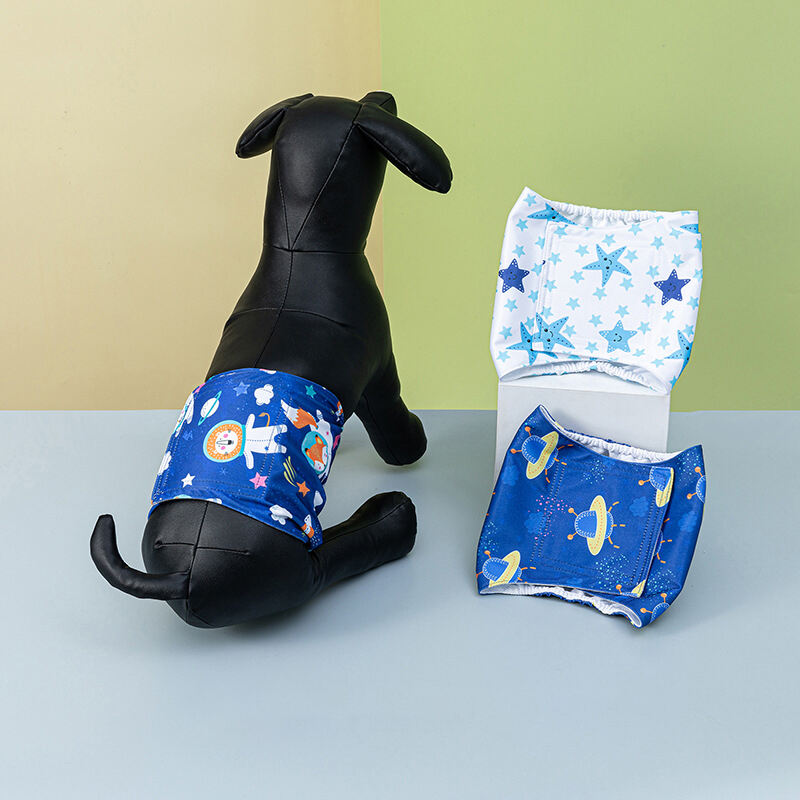 Washable Dog Belly Band Wrap Diapers Male Dog High Absorbing Diapers for Male Puppy and Doggy factory