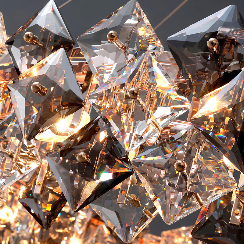 Metal Chandeliers Hanging Lighting Home Decor Crystal Chandeliers For Weddings factory