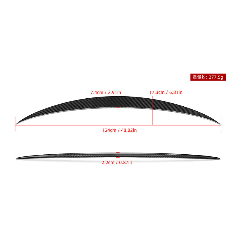 AMG style Dry Carbon fiber rear spoilers for Mercedes Benz E-class W213 Sedan 2016-2019 tail Trunk rear spoiler details