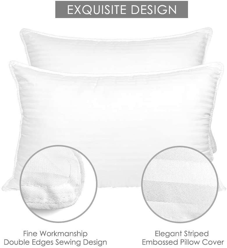 Premium 100% cotton down alternative insert bed pillows for sleeping manufacture