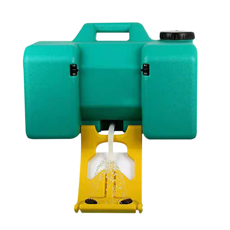 Factory directly 15 gallons 53L yellow safety first aid laboratory Emergency Portable Eyewash with Cart factory