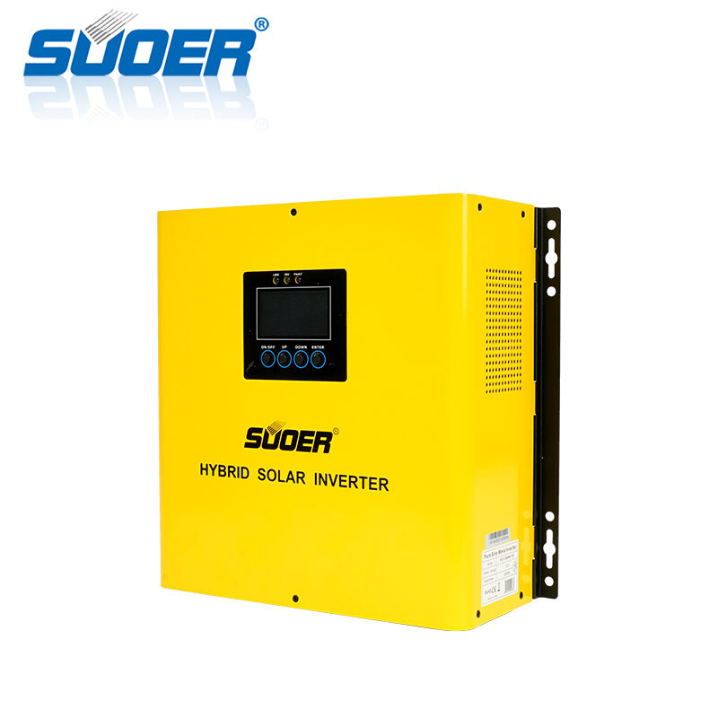 Suoer low frequency hybrid Invertor 1000VA 12V pure sine wave power Inverter with PWM charge controller