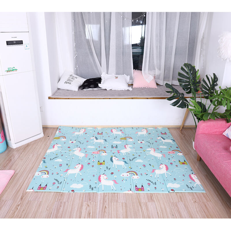 Foldable Baby Foam playmat Xpe Kids Crawling Carpet Puzzle Educational Children Activity Rug Folding Blanket Floor Games Toys factory