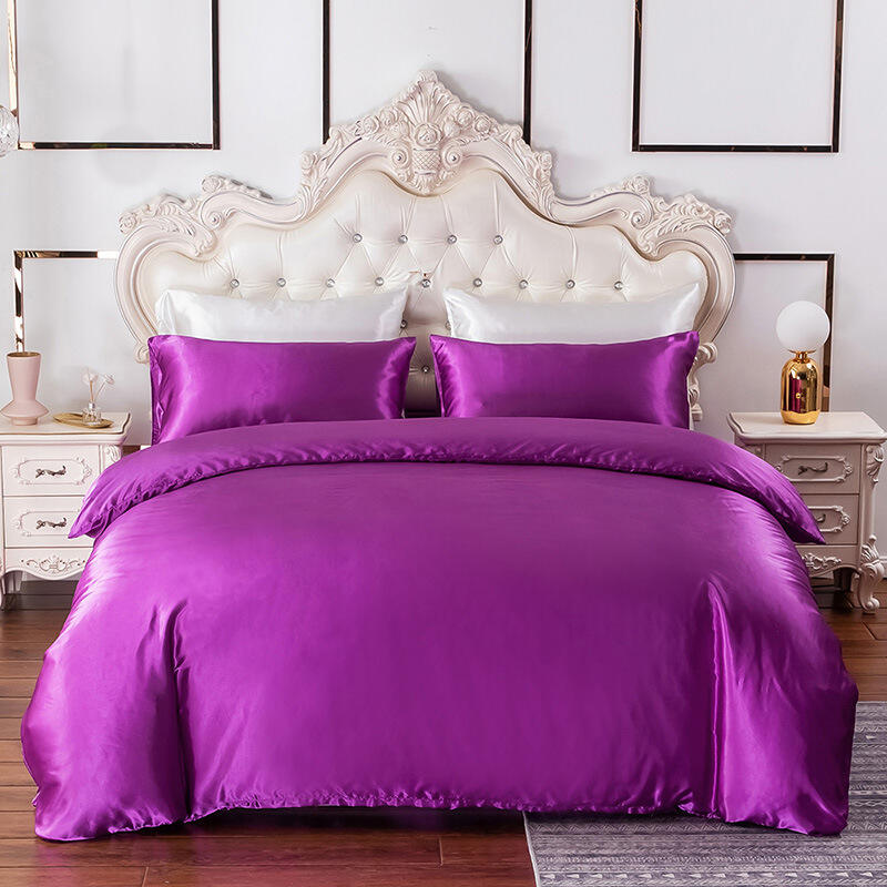 Best Quality 100% Artificial Mulberry Silk Pillowcase luxury bedding set silk Bedding colchas/cubrecam edredon manufacture