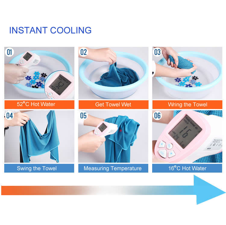 Refreshing Custom Cooling Sport Towel factory