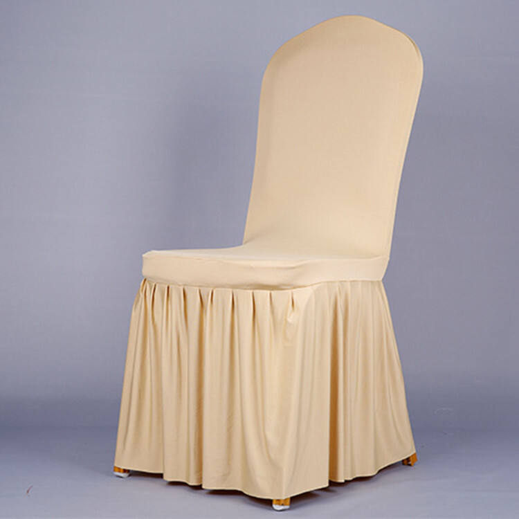 Stretch washable Outdoor Romantic white wedding banquet polyester table cloth and chair covers