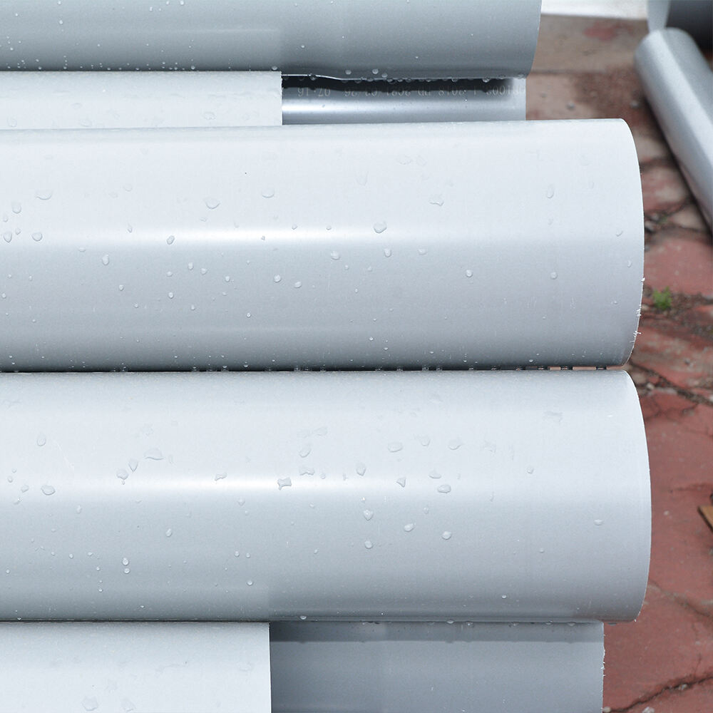 Low Price Customized Irrigation Drainage Pipe Plastic Water Pipe thin-walled UPVC tubes pipes manufacture