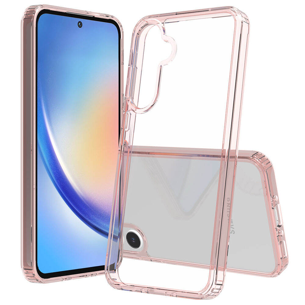 2 In 1 Transparent Phone Case For Samsung Galaxy A35 5G Cases Luxury Design Anti Scratch Tpu Pc Drop Clear Proof details