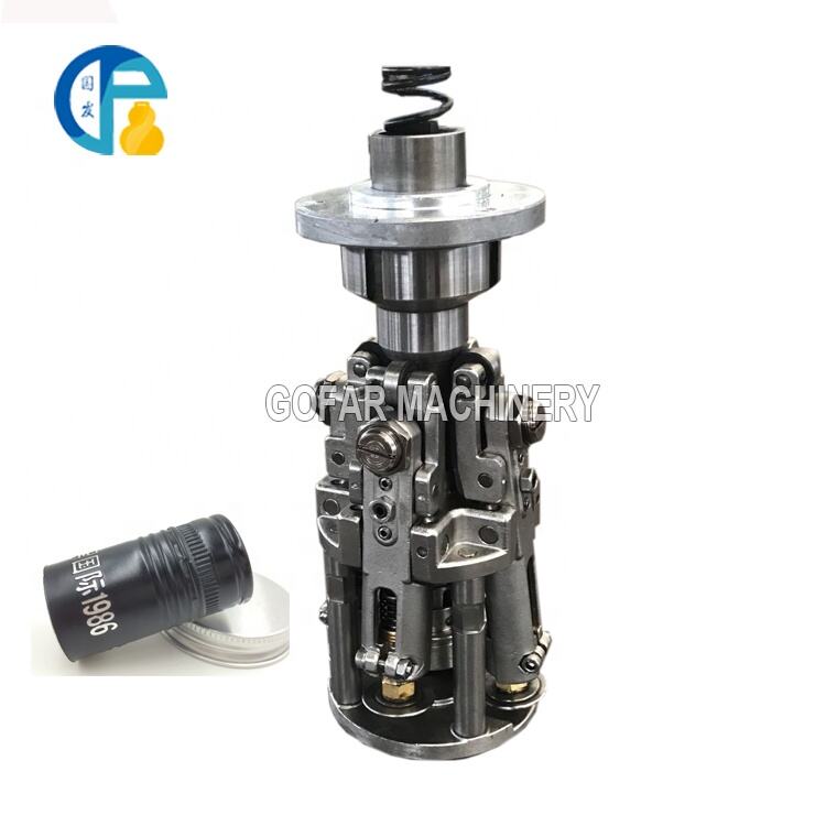 Glass wine bottle aluminum ropp sealing capping machine manufacture