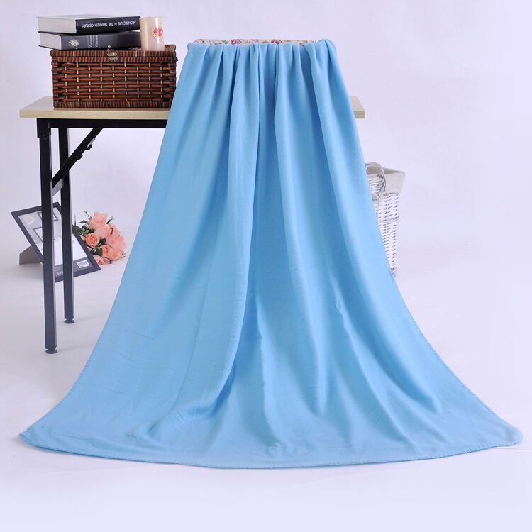 Aoyatex cheap custom wholesale solid color super soft polyester polar fleece blanket in roll supplier