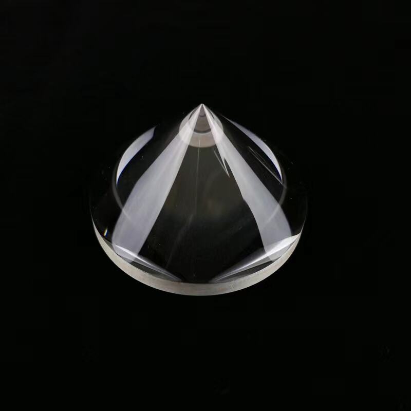 Dia 1 to 500mm Optical Glass bk7 Plano negative  axicon Convex mirror Cone Prism manufacture