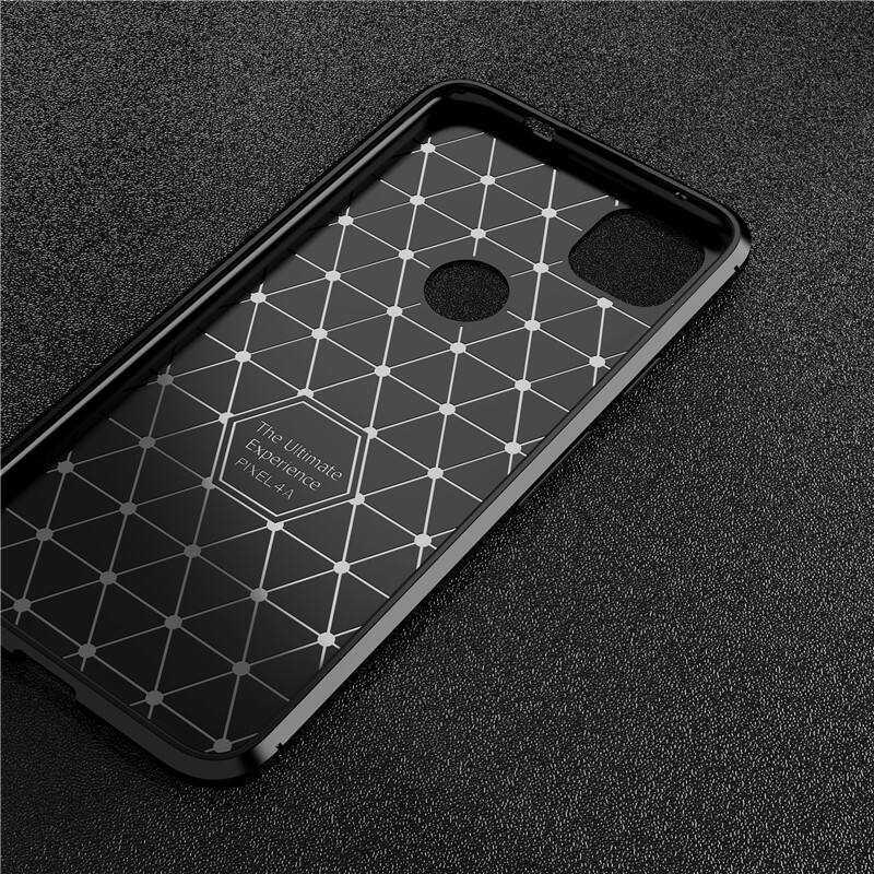 Laudtec Black Pearly-lustre Shell Carbon fiber Soft TPU Mobile Phone Case For google Pixel 4XL 4A 4 3XL 3A 3 factory