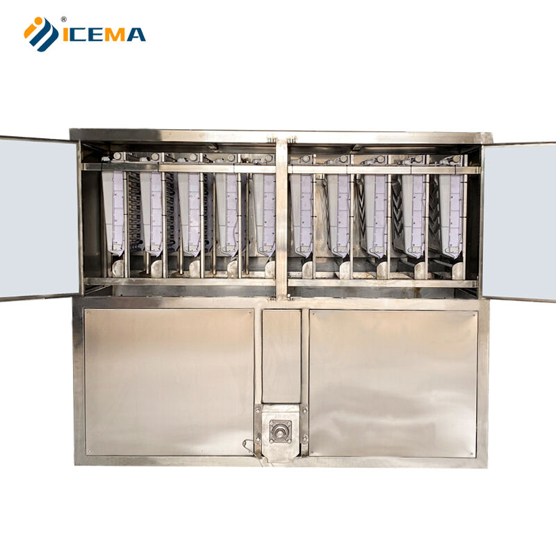 Automatic 3000kg ice cube maker machine details