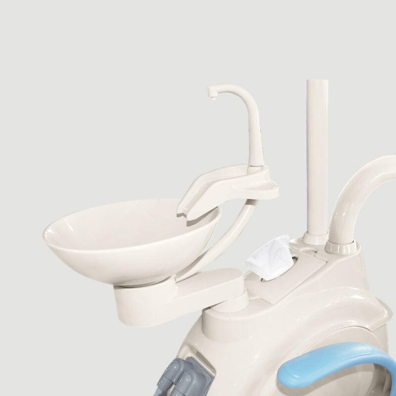 High quality dental chair LED light Rotating ceramic spittoon Filter supplier