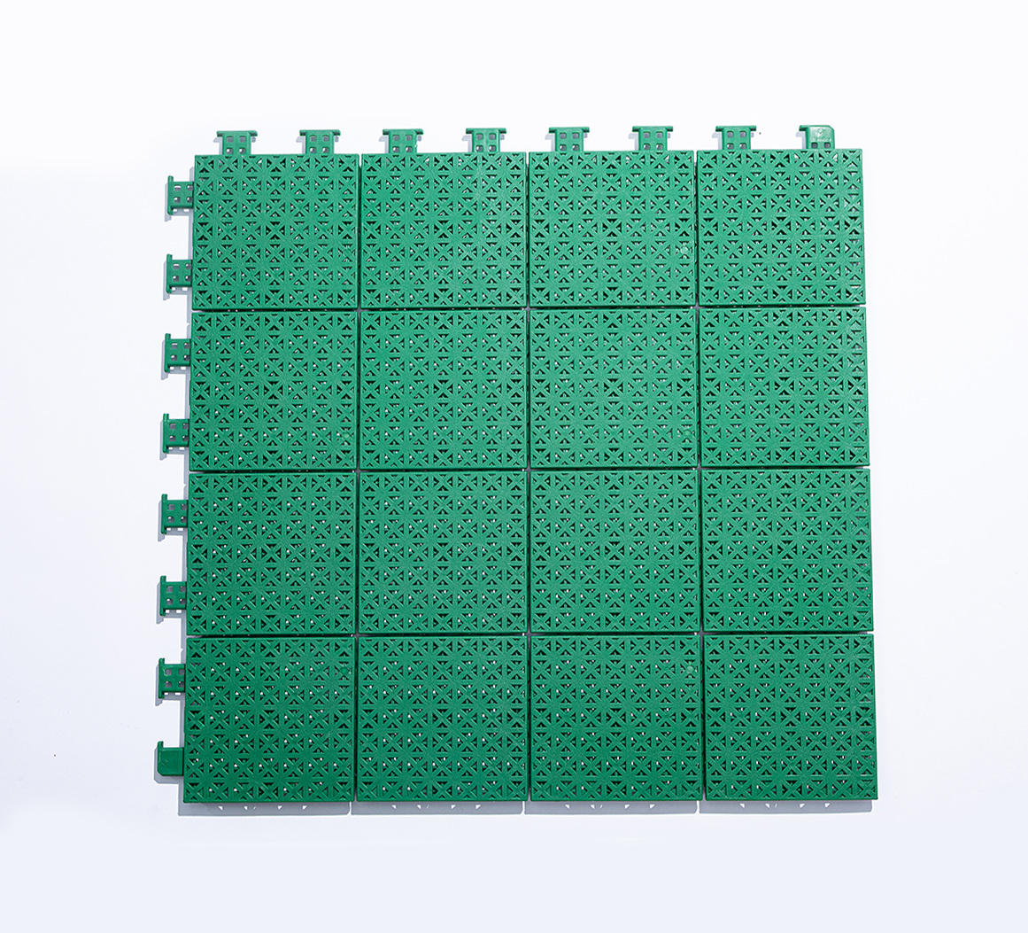 Modular Removable Outdoor Polypropylene Interlocking Sports Court Tiles Used for Basketball Tennis Court Flooring factory