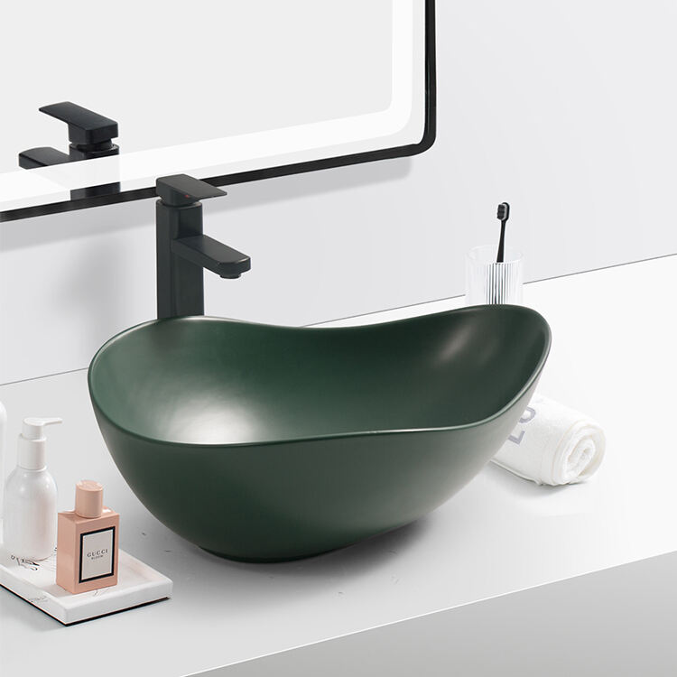 high quality waschbecken counter ceramic sink art wash basin bathroom sink for hotel details