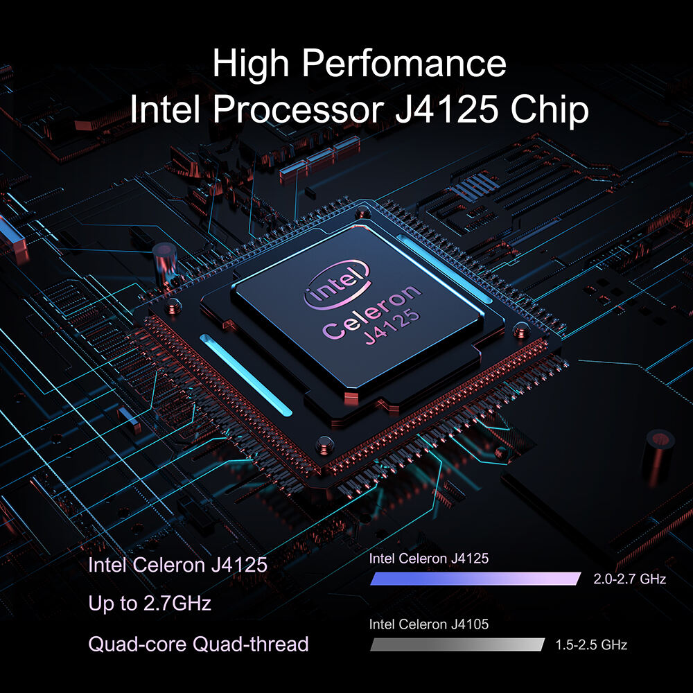 GK2 Intel NUC Mini PC J4125 J4105 Barebones HDMI BT 4.2 Dual band WIFI Win 10 OS Mini Computer supplier