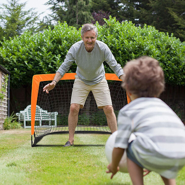 Fußballtore, Mini-Pop-Up-Fußballtore, zusammenklappbar, tragbar, für das Training von Kindern, Details