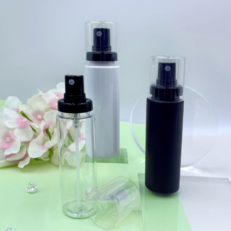 New Design  Spray Bottle Clear Empty  Fine Mist Mini Dispenser Spray Bottle Refillable  Makeup For Sunscreen cream