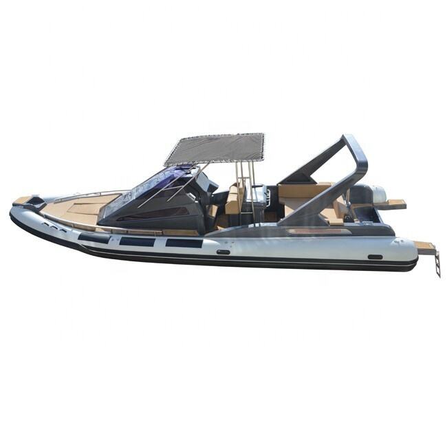 High-end fiberglass hull boat  tube inflatable boat  fishing boats inflatable RIB-340C factory