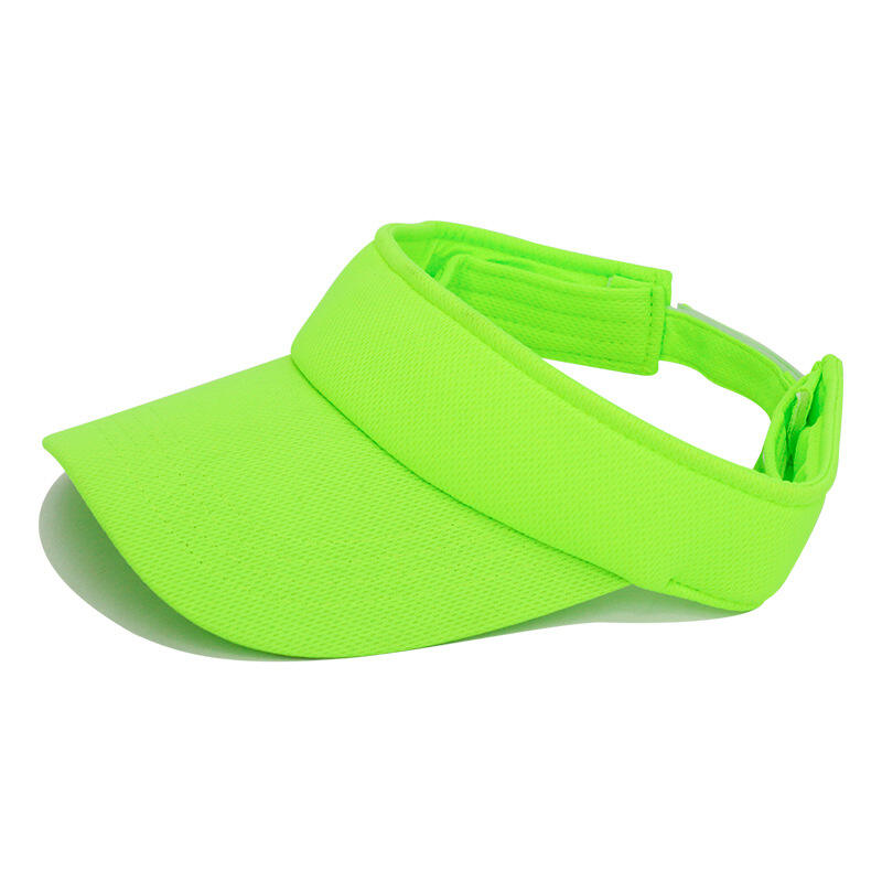 Solid cotton sport visor