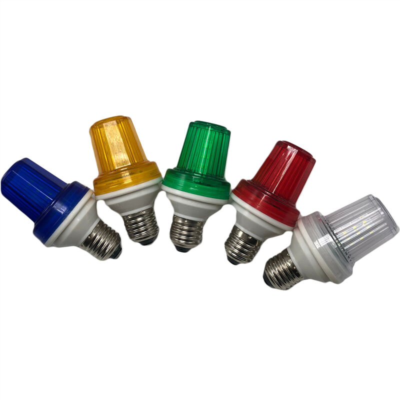 E27 Strobe Bulb Colorful E27 Base Egg Type Halogen Strobe Light Bulb details