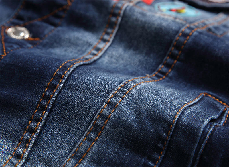 2023 Custom High Quality Fashion Fall Casual Vintage Ripped Blue Man Men's Jackets Denim Mens Jean Jacket factory