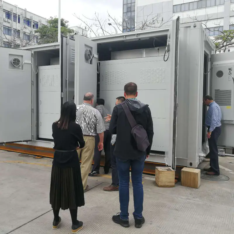 GSL OEM Design ESS 700KWH 500kva Sistema de armazenamento solar comercial TUDO EM UM