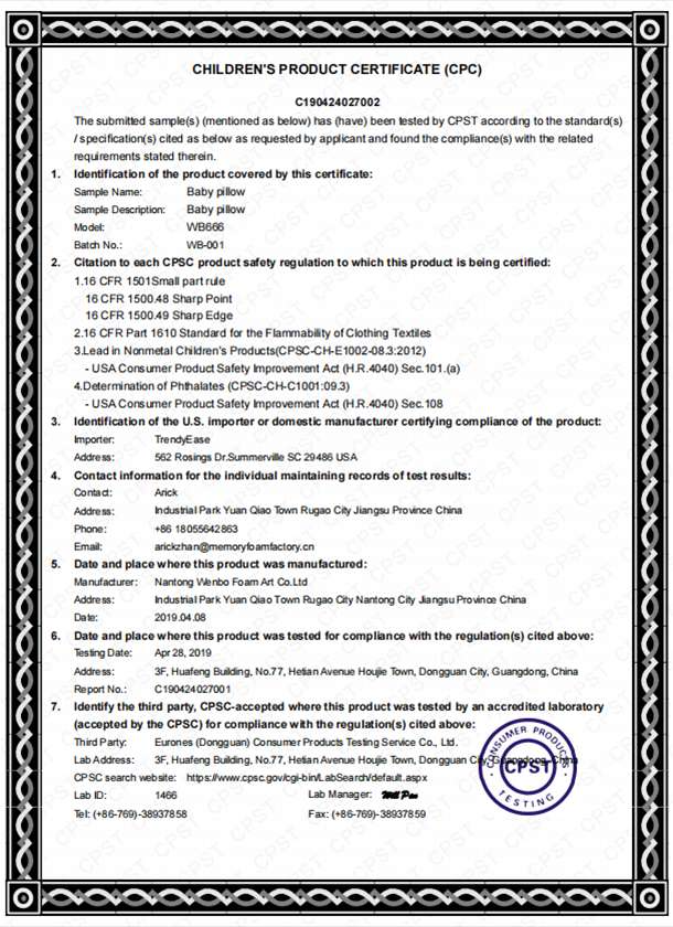 OUR HONORARY CERTIFICATE