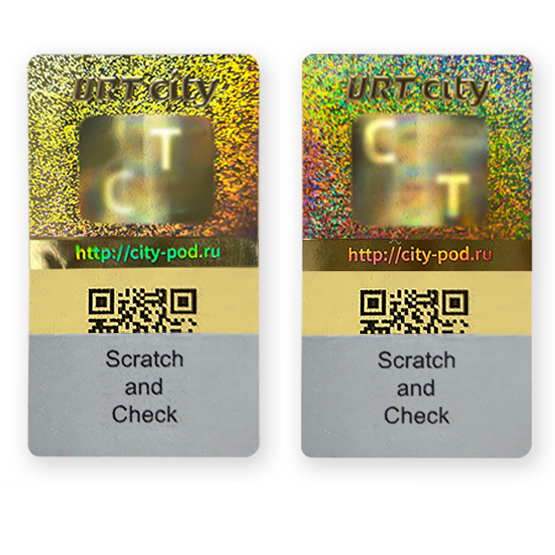 High-tech Dynamic drift holographic security stickers