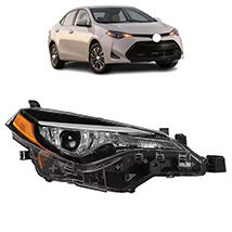 2017 Corolla le car body kit usa version headlight fog lamp grille tail lamp rear Front Bumper For 2017-2019 Toyota Corolla le
