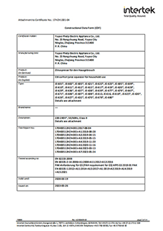 OUR HONORARY CERTIFICATES